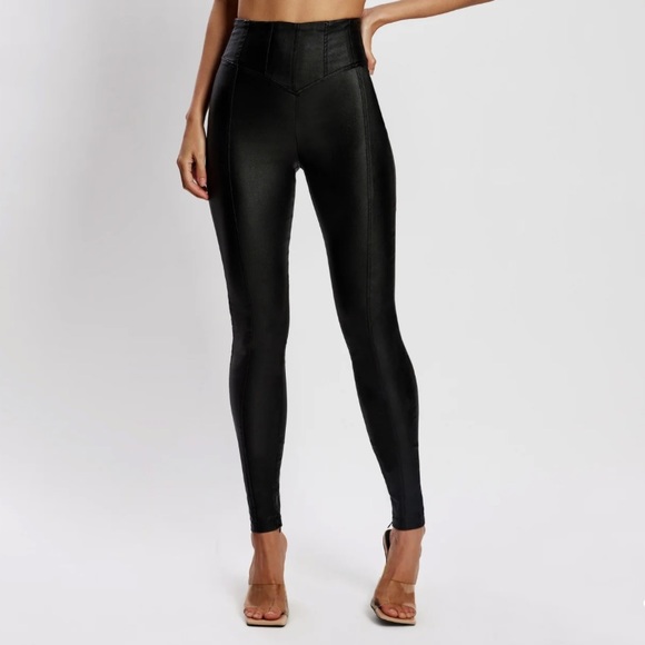 Meshki Leatherette Pants - Picture 1 of 7